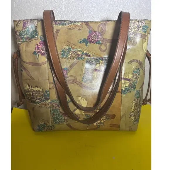 Patricia Nash Everton Tote Large Bag Shoulder Bag My European Trip Romance Bag - Picture 3 of 11